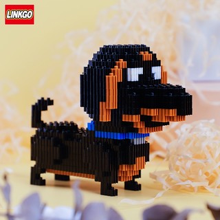 [FULL] Bộ đồ chơi lắp ráp Đẳng Cấp Thú Cưng - Mô hình 3D LINKGO Nanoblock