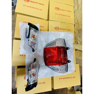 Bộ XI NHAN TRƯỚC / ĐÈN SAU XE  / ĐÈN PHA - SUPER DREAM / DREAM THÁI - TRẮNG chính hãng HMA thailand.