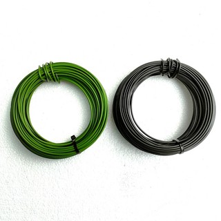 Cuộn 20m dây kẽm bọc nhựa dùng buộc, uốn cành đường kính 2mm