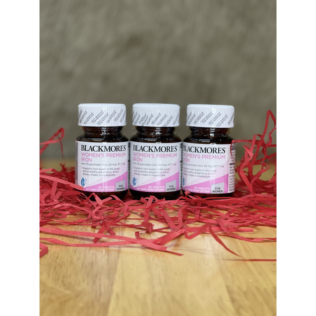 Viên uống sắt cho bà bầu Blackmores Pregnancy Iron 30 viên của Úc