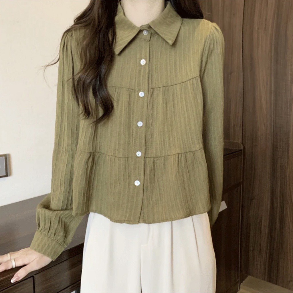 ÁO SƠ MI BABYDOLL BA TẦNG JESSE SHOP