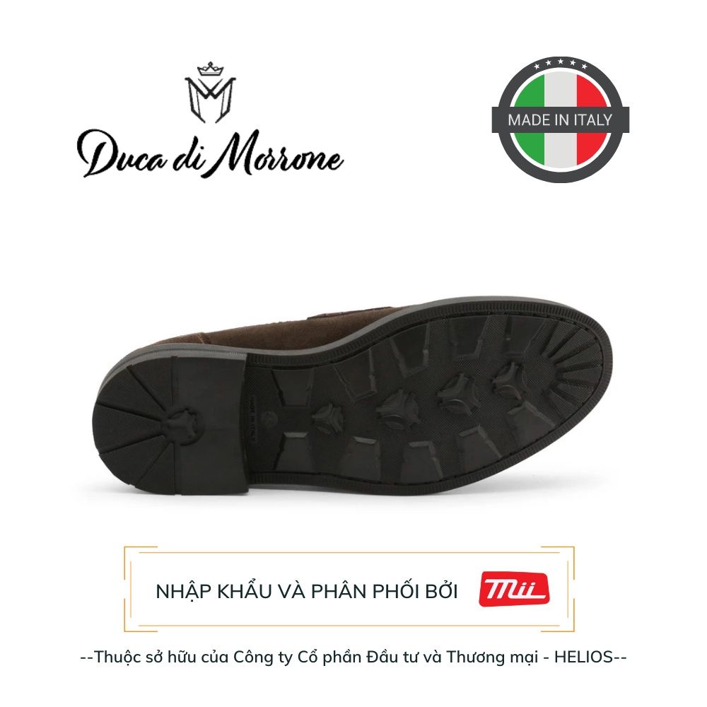 [2 màu] Giày Tây Lười Nam Loafer da lộn DUCA DI MORRONE Cao Cấp - Sản xuất và nhập khẩu CHÍNH HÃNG tại Ý_LUPO-CAM