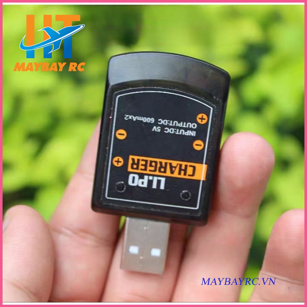 [DIY] Sạc pin  Lipo 1S 3.7V  600mA x2 USB jack sạc pin jst