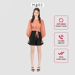 Quần nữ MARC FASHION short đai corset nhấn ly trước và sau FASH050521