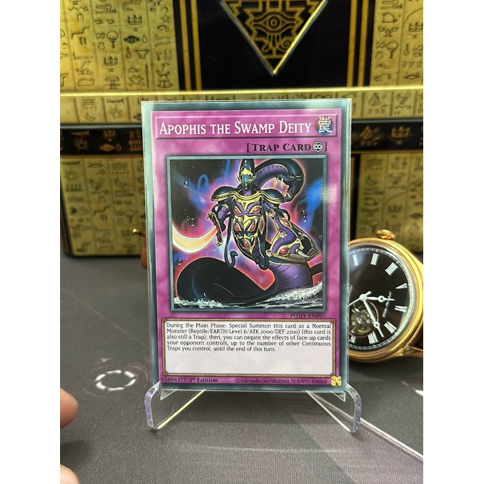Apophis the Swamp Deity - PHHY-EN097 - Super Rare 1st Edition