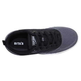 Giày thể thao nam Bita's GVM.76 (Đen + Xám đậm + Xám lợt)
