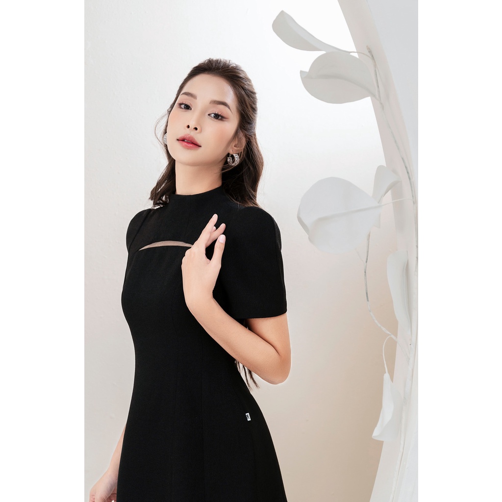 JM Dress Desgin - Đầm cổ leo cut out ngực 1S43.2212TW