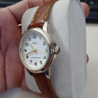 Đồng hồ nữ dây da FWC Nattito second hand si Nhật