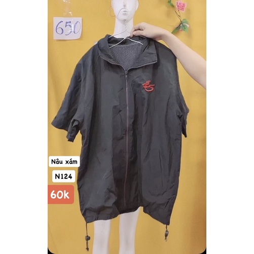 áo khoác ngắn tay thể thao size M/L.S650