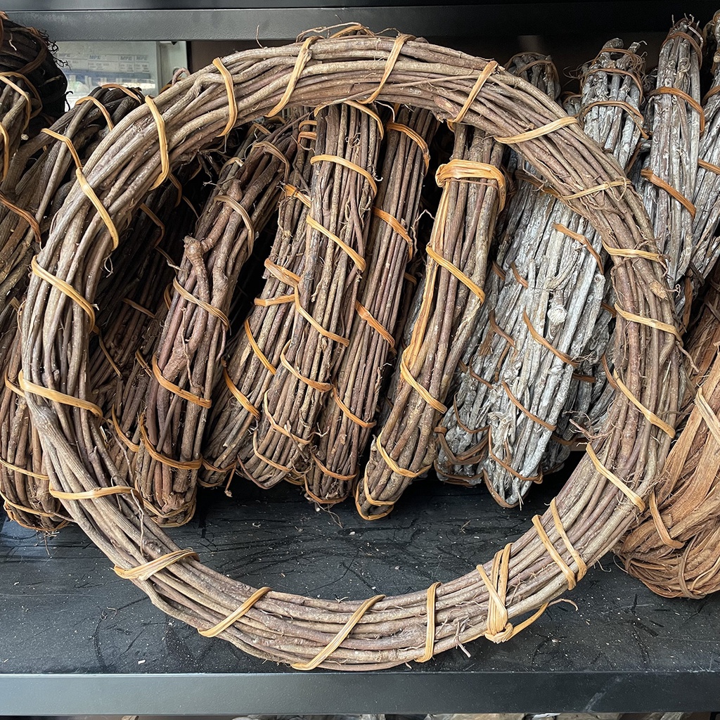 Vòng cây khô, vòng dây rừng làm vòng hoa vòng nguyệt quế 35-40cm
