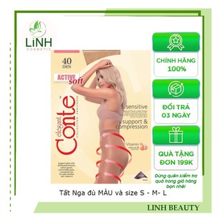{giá bán sỉ}Quần Tất Nga Conte Active 40den Quyến Rũ