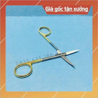 Kéo cán vàng mũi cong nhấn mí cao cấp