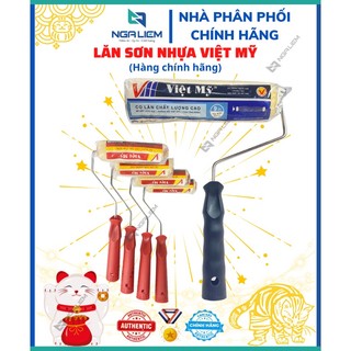 Lăn Sơn Nhựa Việt Mỹ (Lăn sơn chỉ 6cm; 10cm; Lăn sơn 11cm – 15cm – 21cm – 23cm)