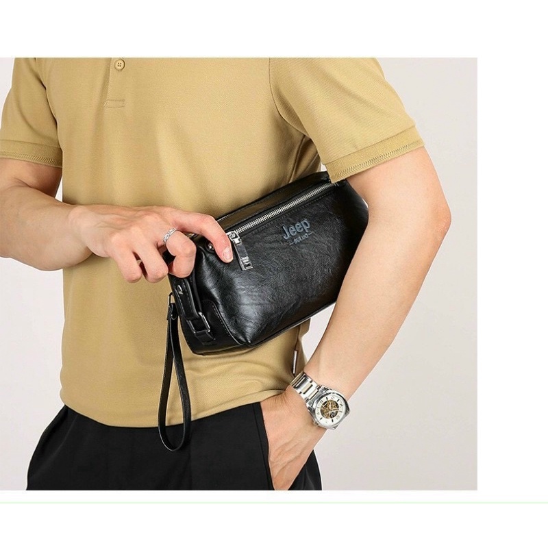 Ví cầm tay Clutch nam LV Khoá Số Da Đẹp Cao Cấp - VN1978