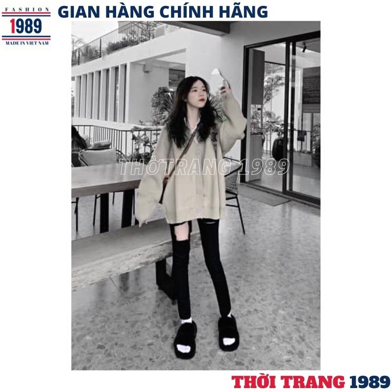 Quần kaki rách to lưng cao kiểu dáng hàn quốc ulzzang - QUẦN thun co giãn 4 chiều -THỜI TRANG 1989