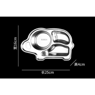 khay cơm an toàn cho bé inox 304
