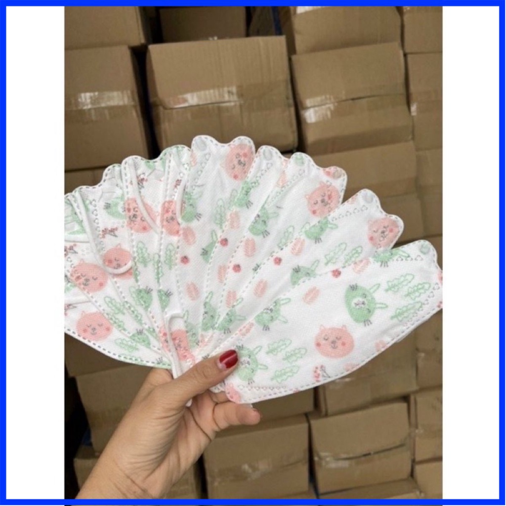 [combo 30 cái ] khẩu trang kf94 trẻ em  bé trai và gái túi 10 cái, khẩu trang chống vi khuẩn, khói b