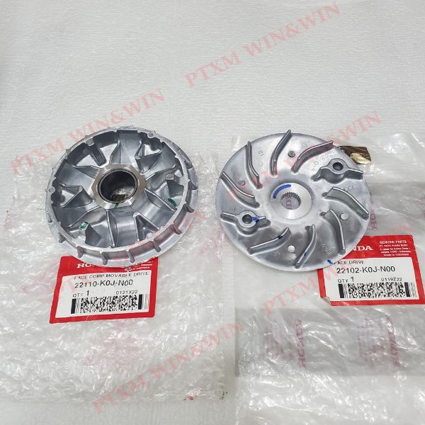 Bộ chén bi cánh quạt Scoopy 2021+, Vision 2021 zin Honda Indo - 22110-K0J-N00/ 22102-K0J-N00