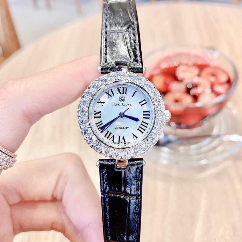 Đồng hồ Royal Crown 6305 dây da