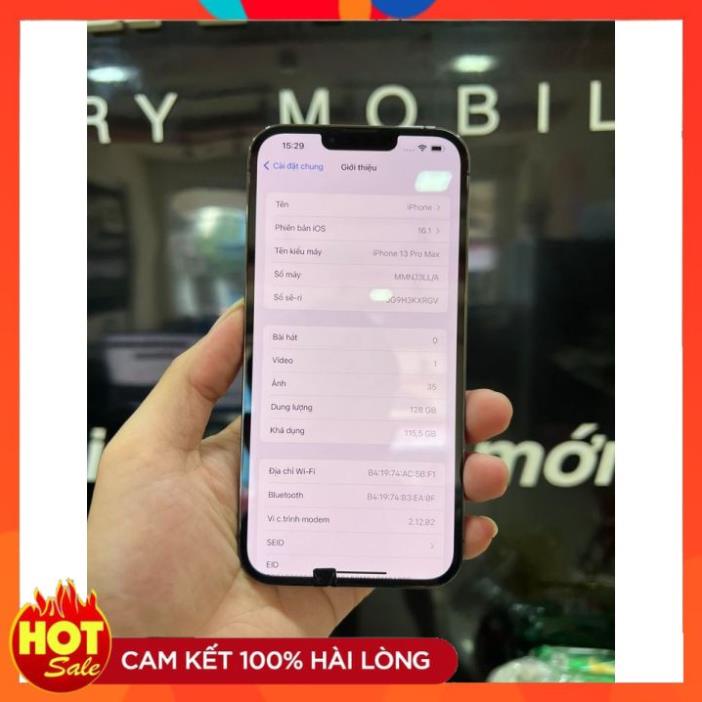 Siêu phẩm ip 13 Pr.0 Max 128gb - Máy mới đầy đủ hộp và phụ kiện - LLA47 5K0 | BigBuy360 - bigbuy360.vn
