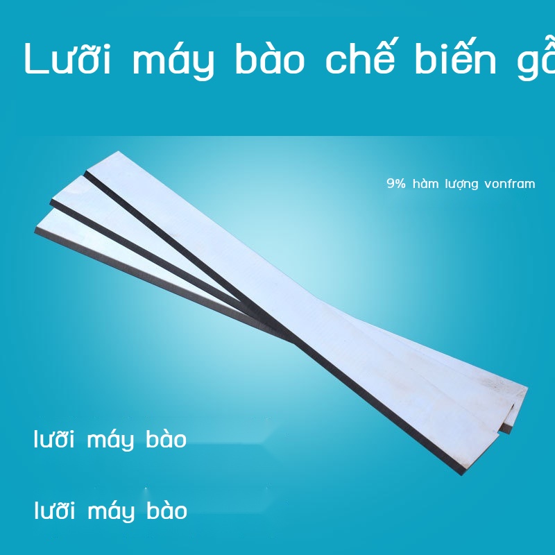 W9 thép tốc độ cao máy bào lưỡi phẳng phụ kiện trắng móc chế biến gỗ