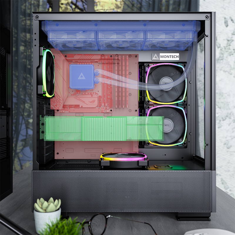 Vỏ Case MONTECH SKY TWO BLACK