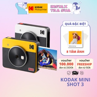 Hình ảnh Máy chụp ảnh lấy ngay Kodak Mini Shot 3 Retro C300R - Hàng chính hãng - Bảo hành 1 năm - Tặng kèm 8 tấm ảnh