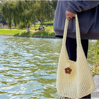 |ảnh shop|túi len handmade sợi dệt - túi len móc thủ công đi biển