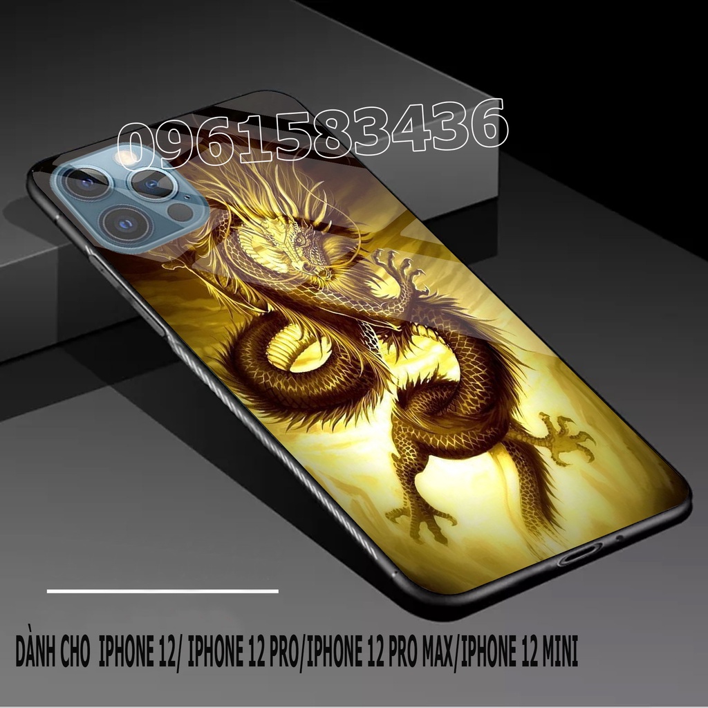 Ốp lưng điện thoại kính tráng gương iPhone 12 / iPhone 12 Mini / iPhone 12 Pro / iPhone 12 Pro Max in hình thư pháp