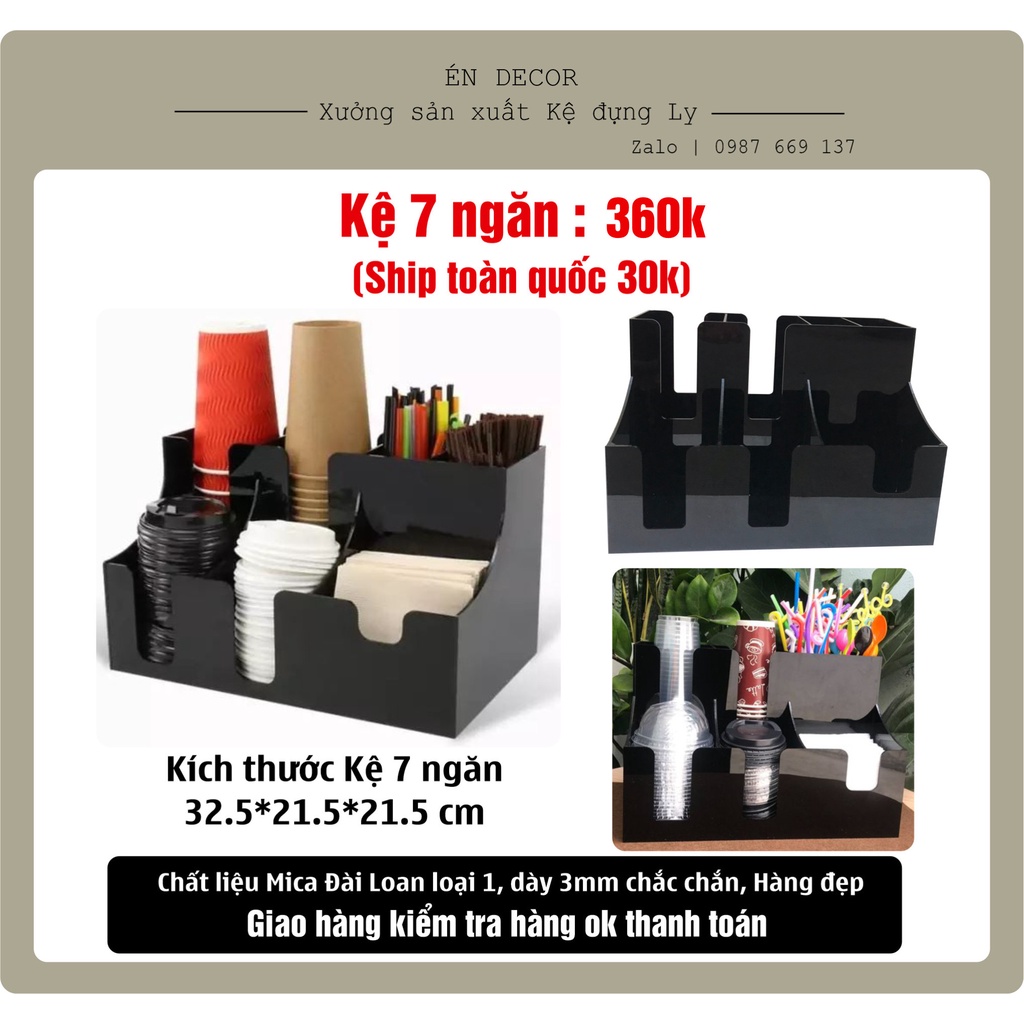 Kệ để ly nhựa, ly giấy quán cafe trà sữa- Chuyên sỉ  fb Xưởng móc khoá Én decor