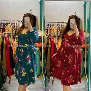 Đầm Hoa Tay dài OLD NAVY Xuất Xịn bigsize