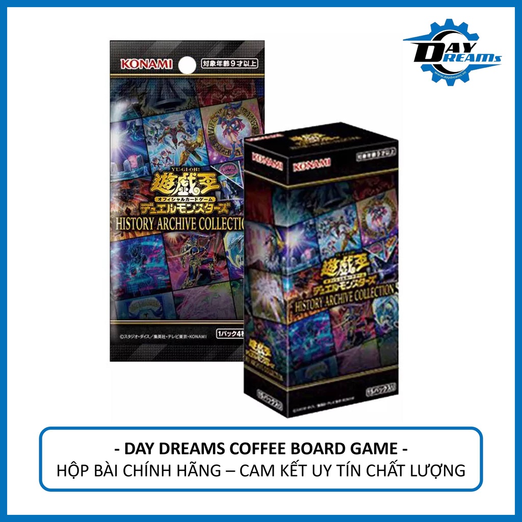 Gói Bài Ma Thuật - Yu-Gi-Oh! Pack: History Archive Collection (HC01) - Bài Yu-Gi-Oh! Chính Hãng Giá Rẻ