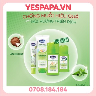 [HÀNG CHÍNH HÃNG] Xịt/kem/lăn chống muỗi và côn trùng đốt Chicco