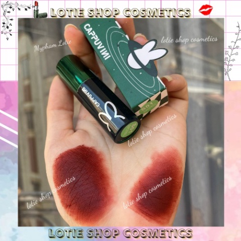 Son kem thỏ xanh Cappuvini bền màu lâu trôi My Galaxy Chính hãng nội địa Trung