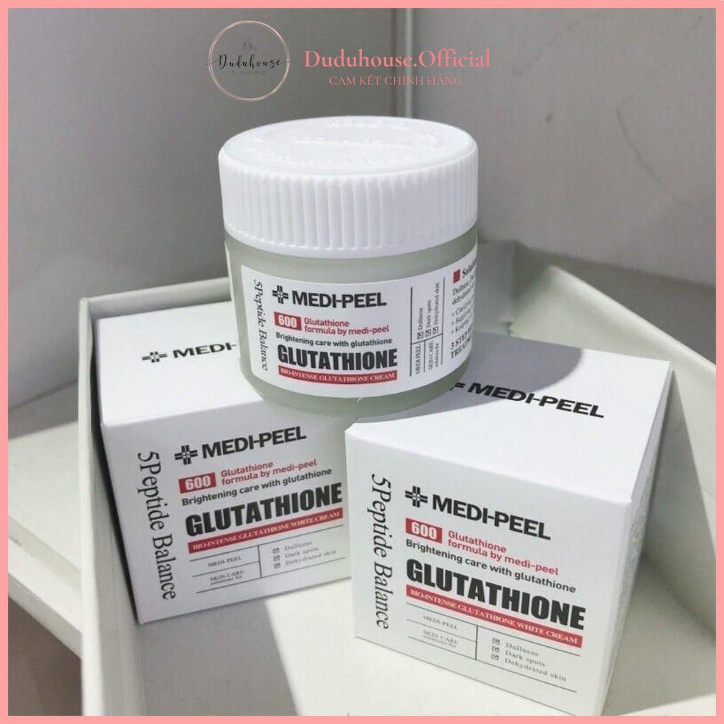 Kem Dưỡng Trắng MEDIPEEL Glutathione 600 White Cream Giảm Thâm Sạm Làm Sáng Da Hàn Quốc 50g