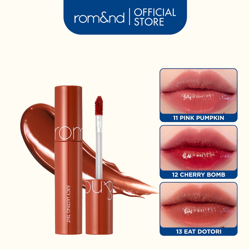 [Rom&nd] [Màu 10-13] Son Tint lì Hàn Quốc Romand Juicy Lasting Tint 5.5g