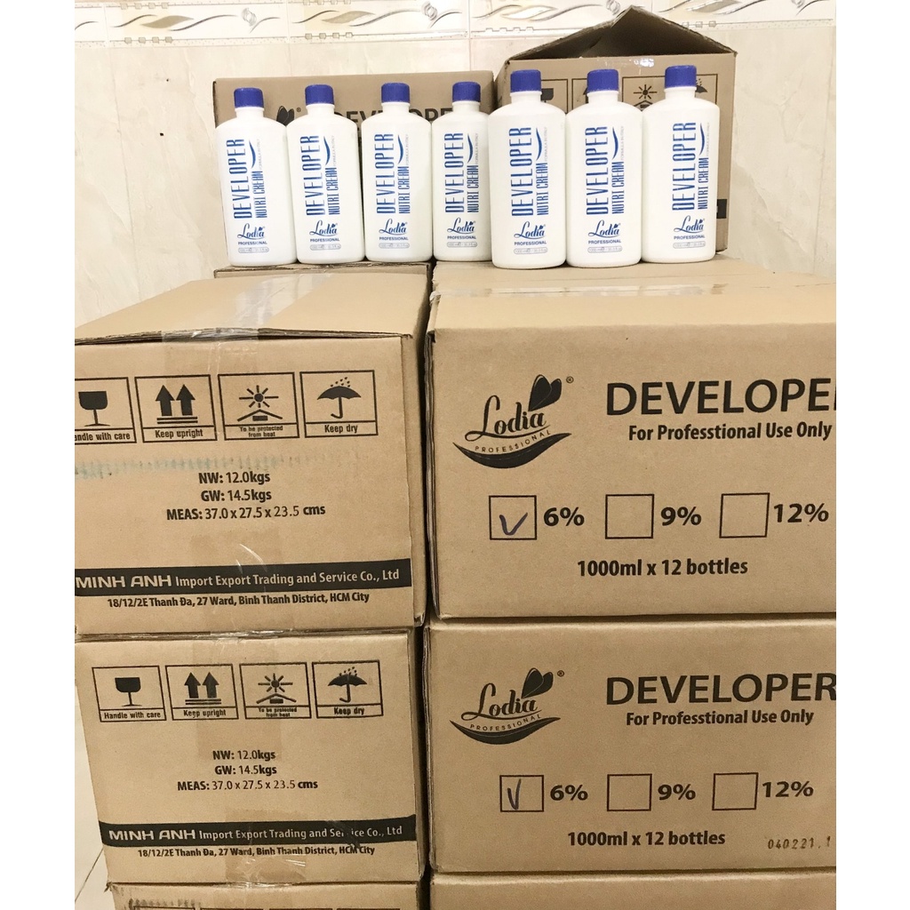 Oxyzen Trợ Nhuộm Siêu Dưỡng Lodia Nutri Developer 1,000ml (6%, 9%, 12%)