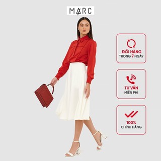 Váy nữ MARC FASHION midi xếp li hợp FATN081520