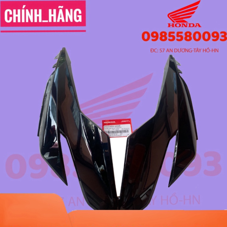 Dàn áo, Bộ nhựa, Vỏ xe Winner X Đen bóng 2021 chính hãng Honda