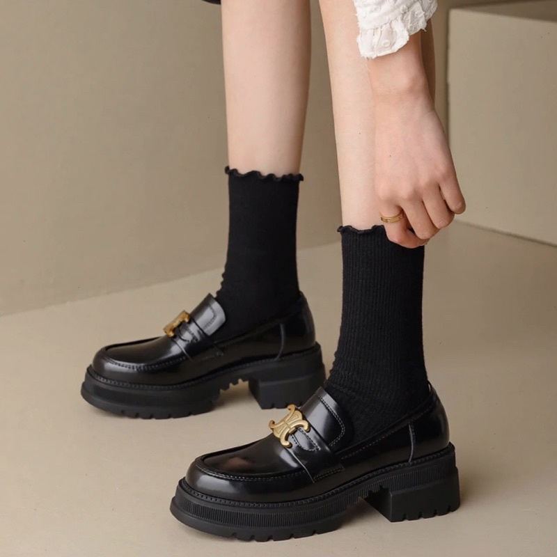 Giày Loafer Khuy Vàng - Coishoes