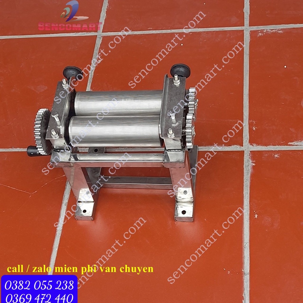 Máy cán ép khô mực, khô bò , cá 6cm-15cm