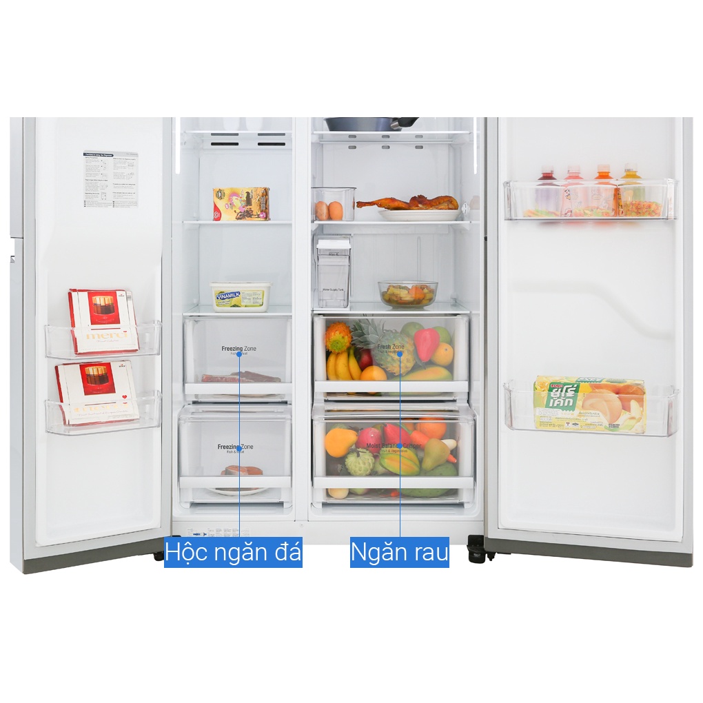 Tủ lạnh LG Inverter 601 lít GR-D247JDS 2019