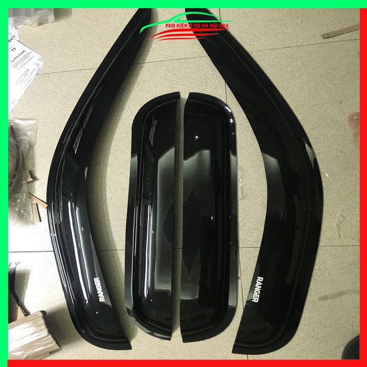 Vè che mưa cho xe ô tô Ranger 2000-2012 vè đen dẻo nhựa ABS