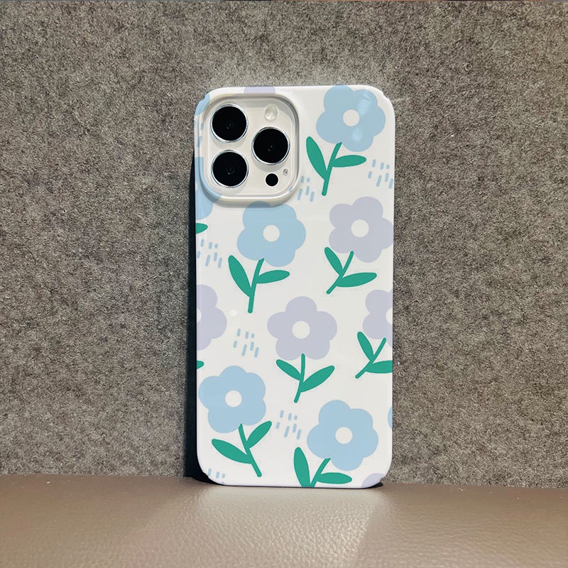 Ốp Điện Thoại Cứng In Hình Hoa Mưa Cho iphone 14promax 11 13 12 7Plus 8 X XS Max