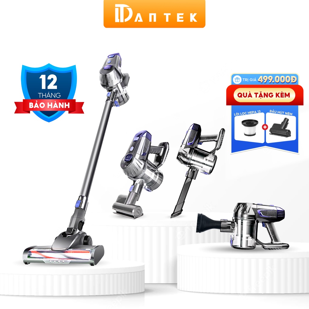 Máy hút bụi cầm tay không dây MOCATO Yuka A8 đa năng gia đình pin sạc hút giường đệm nệm sofa xe hơi lực hút mạnh