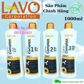 Oxy trợ nhuộm lavox nano siêu dưỡng 1000ml - oxy thơm