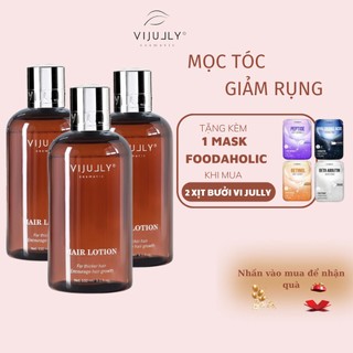 Tinh dầu bưởi Hair lotion Vijully 100ml Dưỡng Tóc Kích Mọc Nhanh Giảm Rụng
