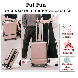 Vali du lịch đẹp hàng cao cấp chất lượng tốt, valy kéo du lịch size 20 chống xước, vali kéo du lịch mẫu mới siêu bền