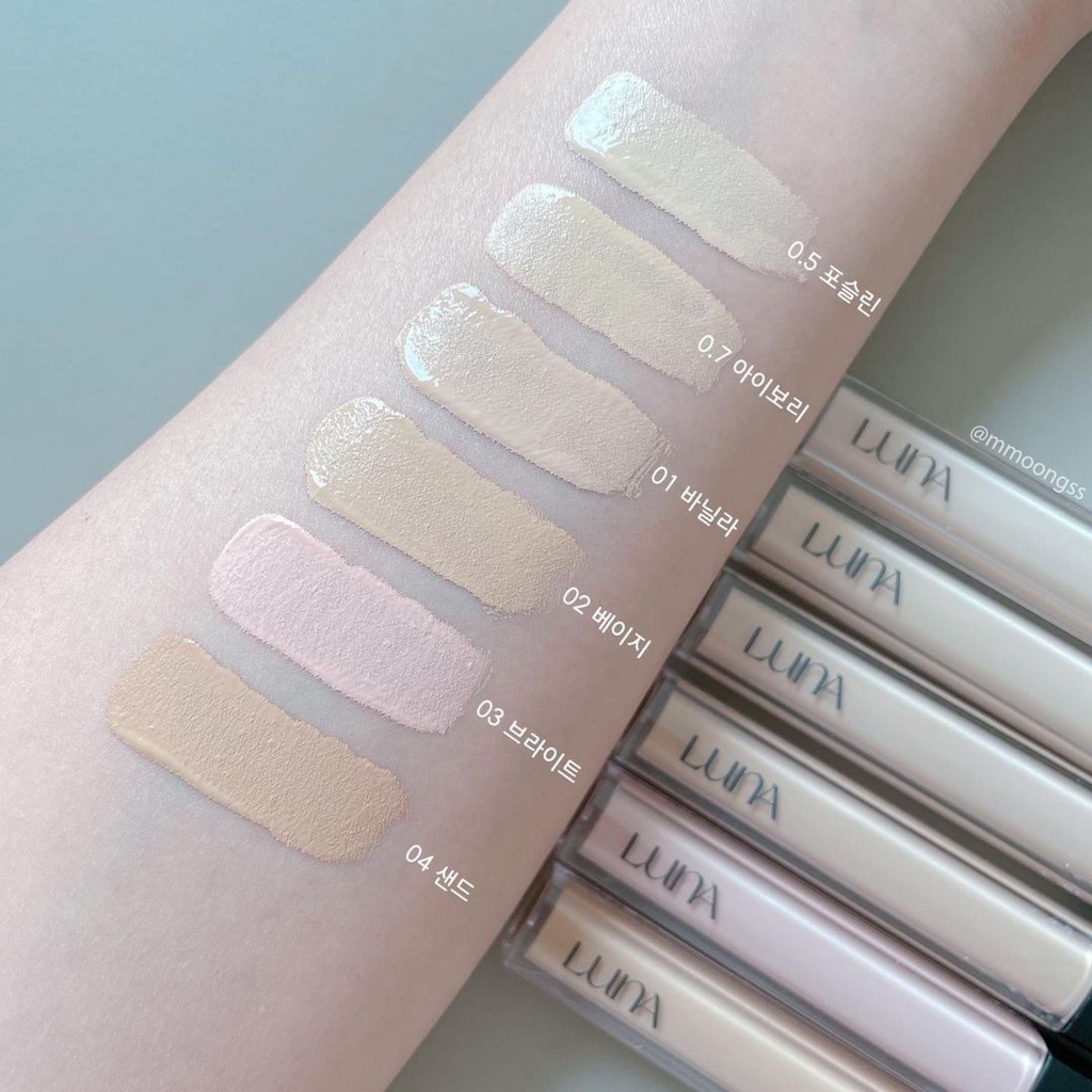 Che khuyết điểm Luna Long Lasting Tip Concealer