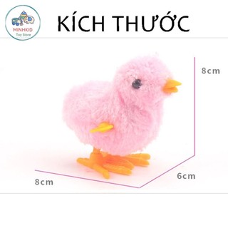 Gà con vặn cót,gà dây cót,đồ chơi gà con vặn dây cót nhảy lon ton vui nhộn hàng cocashop nhiều màu sắc bé rất thích